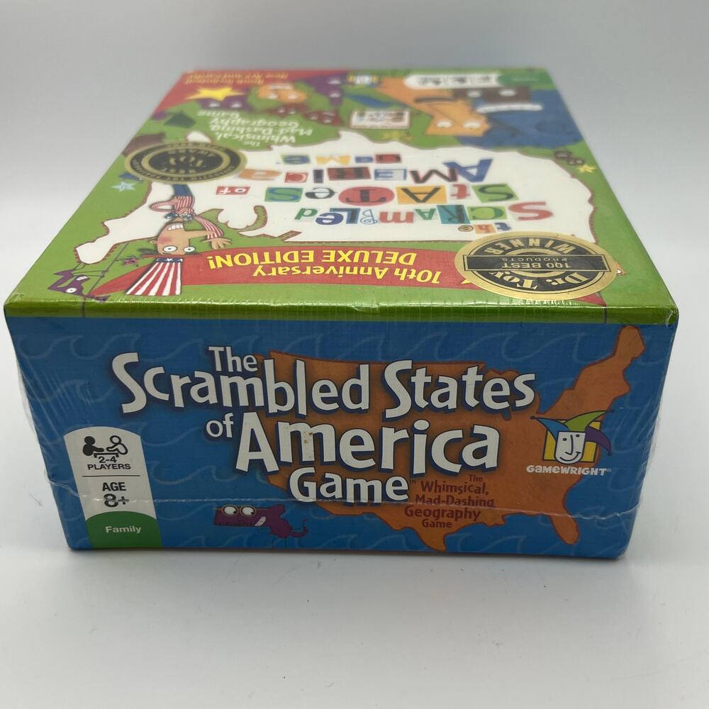 The Scrambled States of America Game 10th Anniversary Deluxe Edition New Sealed - Picture 4 of 10